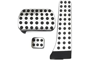 XIEJING Pedales para Coche ¡New Car Styling! Folleto de Freno de Combustible de Gas Pedal Pedal Pedal Cubierta Fit Uso para Mercedes Benz AMG W211 W212 E200 E250 E300 E350 E500 AT Auto Pedal Manual