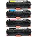 Produktbild Cool Toner 4 Packs Kompatibel für CC530A CC531A CC532A CC533A 304A Toner für HP Color Laserjet CP2025 CP2025N CP2025DN CM2320 CM2320N MFP CM2320NF CM2320FXI Toner Drucker Schwarz Color