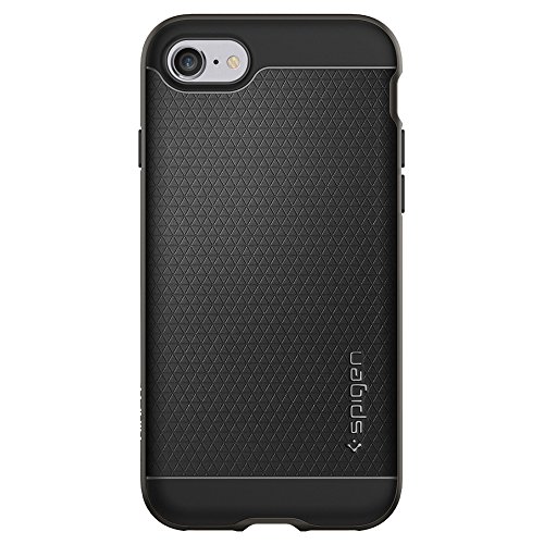 iPhone 7 Case, SpigenÂ® [Neo Hybrid] PREMIUM BUMPER [Gunmetal] Bumper Style Premium Case Slim Fit Dual Layer Protective Cover for iPhone 7 (2016) - (042CS20518)