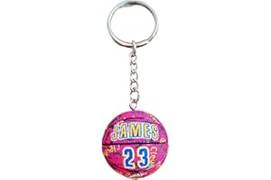 RIKE'S Genérico Llavero NBA - Keychain - Coleccionables Varios Equipos Pelota Deportiva Baloncesto - Colgante Creativo 3D