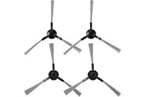 ZLiT Sidoborstar för Dreame D20 Ultra/L10s Ultra CE dammsugare kantborste ersättningsdel (4 st sidoborstar)