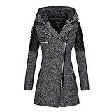 Outdoor Kunstpelz Jacke Mantel Plus Größe Damen Pulli Langarm T-Shirt Rundhals Ausschnitt Lose Bluse Hemd Pullover Oversize Sweatshirt Oberteil Tops Damen Herbst und Winter Arbeiten lose mit Langen Ärmeln V-Ausschnitt-PulloverSexy Pullover mit V-Ausschnitt Pulli tollen Farben - 12 Farben und 4 Größen Damen Bolero Kurz Cardigan Strickjacke Langarm/Kurzarm Bolero Top Schulterjacke Shrug Top Damen Lose Asymmetrisch Sweatshirt Pullover Bluse Oberteile Oversized