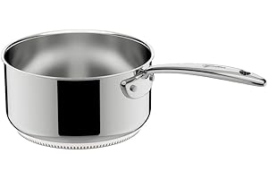 Lagostina ACCADEMIA LAGOFUSION rondel 16 cm (1,5 l) stal nierdzewna 18/10, do wszystkich rodzajów kuchenek, również kuchenek indukcyjnych, z nitowanym uchwytem, wytrzymały, Włochy, 011603116