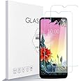 LZS Screen Protector per LG K50S[2 Pezzi] di Alta qualità Durezza 9H Vetro Temperato AntiGraffio Screen Protector Rotondo 2.5