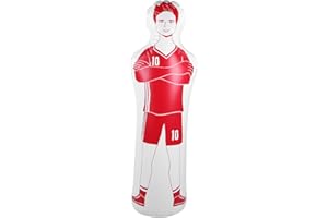 Ejoyous Dummy piłka nożna, 160 cm, nadmuchiwany trener piłki nożnej, manekin, bramkarz, sprzęt treningowy, do ćwiczeń piłki nożnej i dryblingu, do treningu bokserskiego