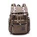Produktbild Neu Herren Damen Vintage Canvas Rucksack Retro Rucksack Vintage für Outdoor Sports Rucksack Uni Rucksack Universität