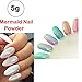 *FREE SHIPPING* ZaraLyn® 5g MERMAID Nail Glitter Powders Gradient Shimmer Powder Laser Nail Art Decoration