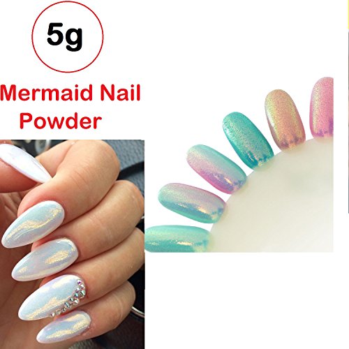 *FREE SHIPPING* ZaraLyn® 5g MERMAID Nail Glitter Powders Gradient Shimmer Powder Laser Nail Art Decoration