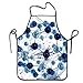 Produktbild Complex Molecule Print Adjustable Strap Adult Kitchen Restaurant Aprons -Unisex Fashion Black Border Waterproof Cooking Aprons for Baking & BBQ & Art