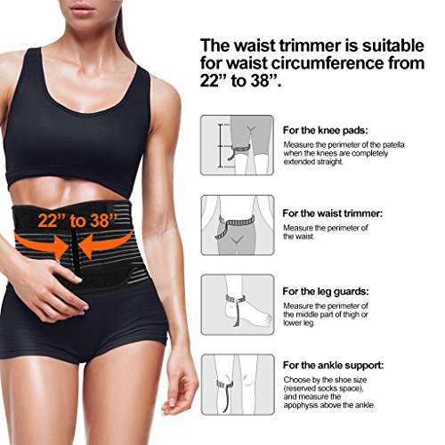 Enkeeo Rückenbandage Rückenstütze für Herren und Damen, Rückenstützgürtel Stützgürtel Rücken Rückengurt Bauch Bandage Fitnessgürtel gegen Rückenschmerzen - 3