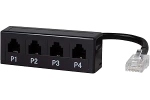 2direct AB Logilink 4 - Modulära adapterdelportar 1 * R45/4 * Rj11,MP0036