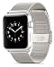 Produktbild JAMMYLIZARD Armband für Apple Watch 38 mm / 40 mm Milanese Mesh Uhrenarmband aus Gebürstetem Edelstahl in Silber mit integriertem Armband Connector