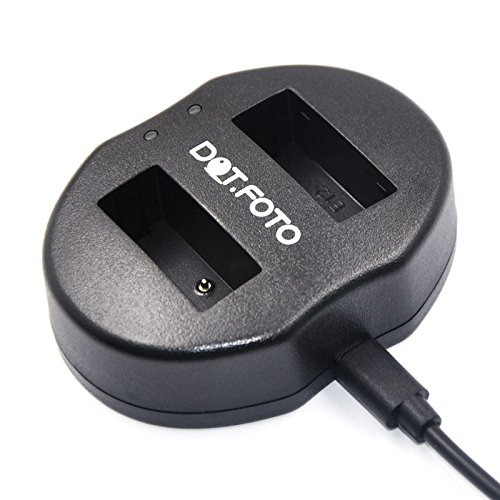 Dot Foto Canon LP-E12 petit double USB chargeur pour Canon EOS 100D EOS M EOS M2 EOS M10 Dot Foto Canon LP-E12 petit double USB chargeur pour Canon EOS 100D EOS M EOS M2 EOS M10