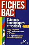 Sciences économiques et sociales Tle ES