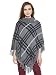 Cayman Women Grey Self-Design Woollen Poncho Sweater RS.1097.00