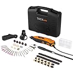Tacklife 135W Advanced Multi-functional Rotary Tool Kit with 80 Accessories and 3 Attachments for Craft Projects and DIY Creations