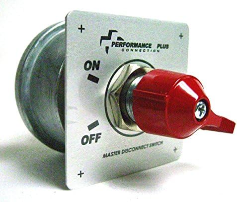 Performance Plus Connection Battery Disconnect Kill Safety Shut Off Switch with Face Plate