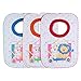 Littly T-shirt Style Baby Bibs, Pack of 3 (Multicolor) RS.299.00