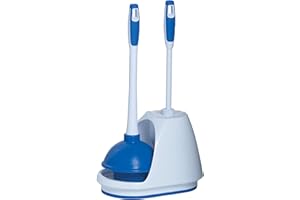 Mr. Clean 440436 Turbo Plunger and Bowl Brush Caddy Set, 5-1/2 Inches