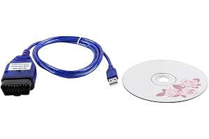 Namvo K+Dcan USB Cable with Switch for E Series Chassis Diagnostic Tool OBD2 Cable INPA Compatible Error Reading and Reset Fu