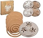Citronella Mosquito Coils - pack of 10 with Stand