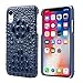 Produktbild Yonanls Schutzhülle für iPhone Xr 2018 Premium Ledertasche, Luxus 3D Krokodil Textur Kuhfell Echtleder Shelter Hülle für iPhone Xr 6.1 Zoll ryjnfghmterba (Color : Blue)