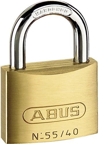 Precise Engineered Abus 40mm 55 Series Basic Brass Padlock [Pack of 2] Keyed Alike [Top Spec] - w/3yr Rescu3® Warranty