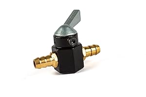 MOTOFORCE Rubinetto benzina universale, connettori da 8 mm