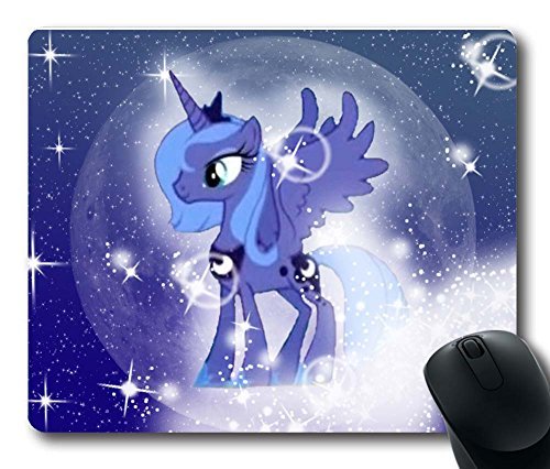 Preisvergleich Produktbild Personalisierbares Gaming-Mousepad aus natürlichem, rutschfestem Öko-Gummi mit "Prinzessin Luna - My Little Pony"-Design, strapazierfähiges Design, Zubehör für den Computer, Accessoires, Geschenke