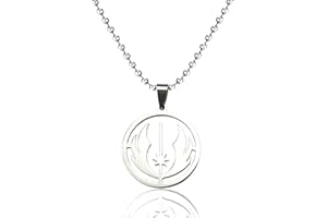 LUTAI Jedi,Order Necklace War Symbol Pendant Stainless Steel Stars Fashion Jewelryy
