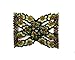 Mytoptrendz® Green and Black Beaded Hair Comb Clips Ladies Hair Accessories ( Brown Green and black bead)
