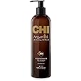 CHI Argan Oil Hair Conditioner Plus Moringa Oil Blend Rejuvenating Conditioner for Dry Damaged Hair Frizzy Hair Products Argan Hair Treatment Hydrates & Strengthens Paraben Free, 340 Ml