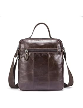 Herren Leder Multifunktions Handtasche Umhängetasche Retro Style
