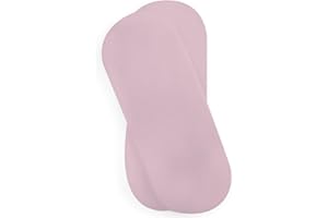Clair de Lune 2 Pack Fitted Jersey Cotton Moses Basket Sheets 74 x 30 cm (Pink)
