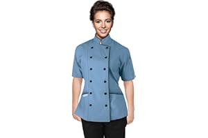Chef Apparel Short Sleeves Women's Ladies Chef's Coat Jackets