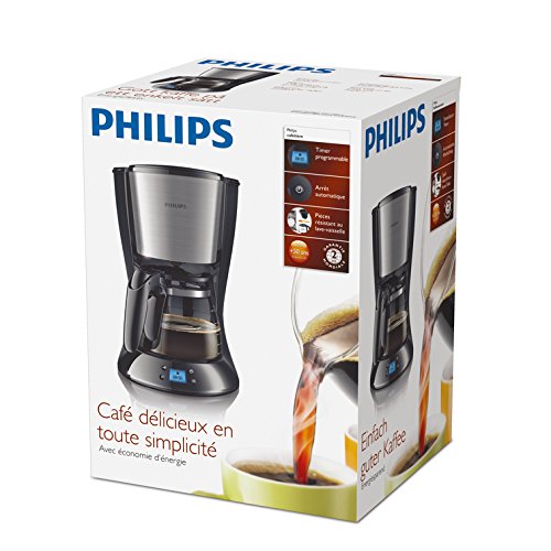 Philips HD7459/20 Daily Filter-Kaffeemaschine, Timer, schwarz/metall - 5