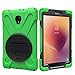 Produktbild Samsung Galaxy Tab A 8.0 2017 Hülle,Roreikes Drehständer/Handschlaufe/Schultertasche[Heavy Duty] Ganzkörper-Rugged Hybrid Case Stoßfest Schutzhülle für Tablet A 8.0 Hülle SM-T385/T380-Grasgrün