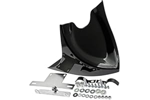 Parafango Anteriore Spoiler per Harley Davidson Softail Fatboy Touring Glide Dyna 2004-2017, PSLER Fondo Paraurti Carenatura Accessori per la Modifica Della Moto