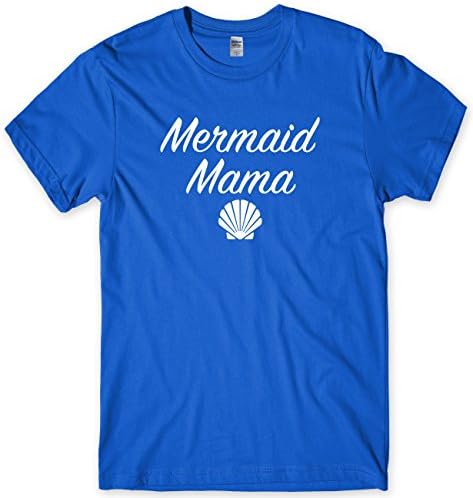 Mermaid Mama Mens Funny Unisex T-Shirt-XX-Large-Royal