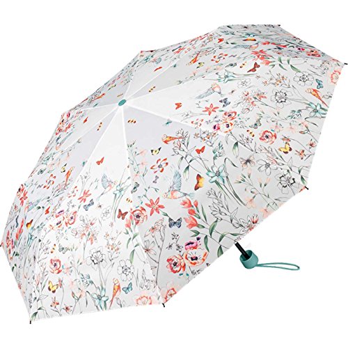 Preisvergleich Produktbild ESPRIT Mini Regenschirm Taschenschirm Flowers & Birds