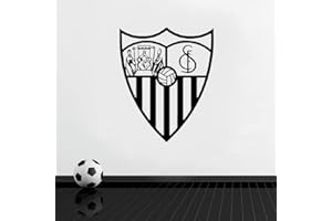 Vipol. Escudos equipos deportivos varios tamaños (SEVILLA 58x69negro)