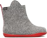  Camper WABI - Botas de Lana para niña Gris Gris (Lt Pastel Grey) 34