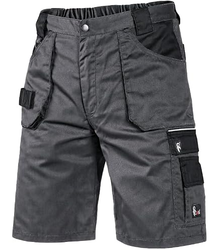 Portwest Texo Kontrast-Shorts, Größe S, Schwarz – Praktische Arbeits- Oder Freizeit-Shorts