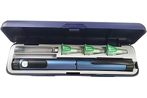 MENUY Insulin Pen Tasche, Tragbar Etui Insulin Pen Etui, Diabetes Tasche, Diabetes Zubehör für Verstaubar Insulinpen und Nadeln, Kompakt und leicht, Unterwegs, Reisen und Flugzeug