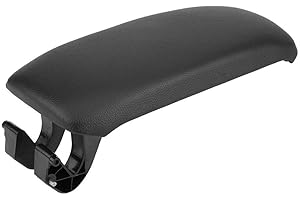 Vikenar Couvercle de Console Centrale,de Couvercle de la Console de Centre de Cuir Noir pour A3 8P / A5 2003-2013 8P0864245P