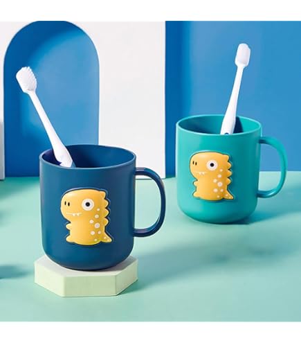 Süßer Kätzchen Mundspülbecher - Mit Zahnbürstenhalter Fürs Badezimmer