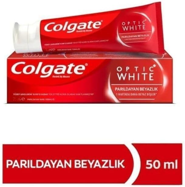 COLGATE OPTIK BEYAZ 50ML PARILDAYAN BEYAZLIK 0058