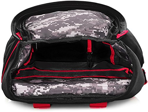 HP Odyssey Rucksack  39 62 cm 15 6 Zoll  f  r Notebooks  Laptops  Tablets in rot schwarz