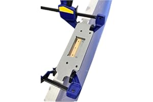EASYREP Hinge Routing Jig – Precision Door Hinge Router Template, UK-Made, Fast and Easy Hinge Jig Tool for Frames and Doors 76mm and 102mm (102x76mm, 4")