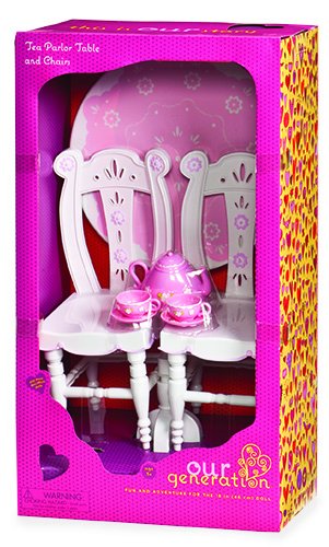 Our Generation Tea Parlor Table and Chairs